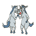 Tanzende Ponys